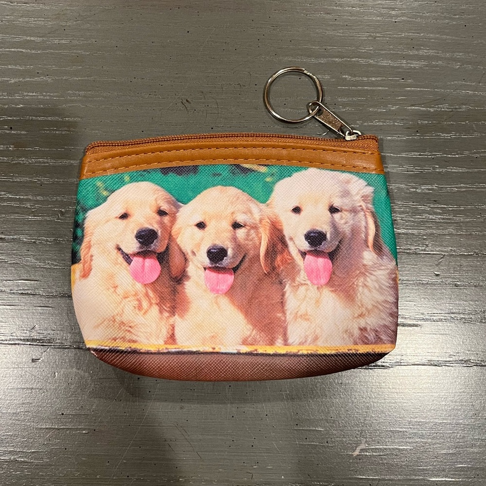 *SOLD* Golden Retriever Coin Purse Pouch - Picture 3 of 6